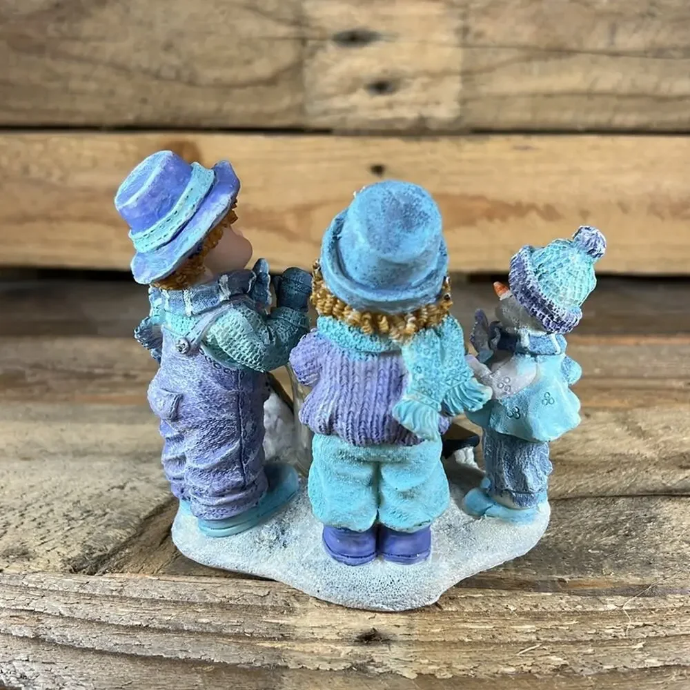 Heart to Heart Winter Votive Candle Holder - New